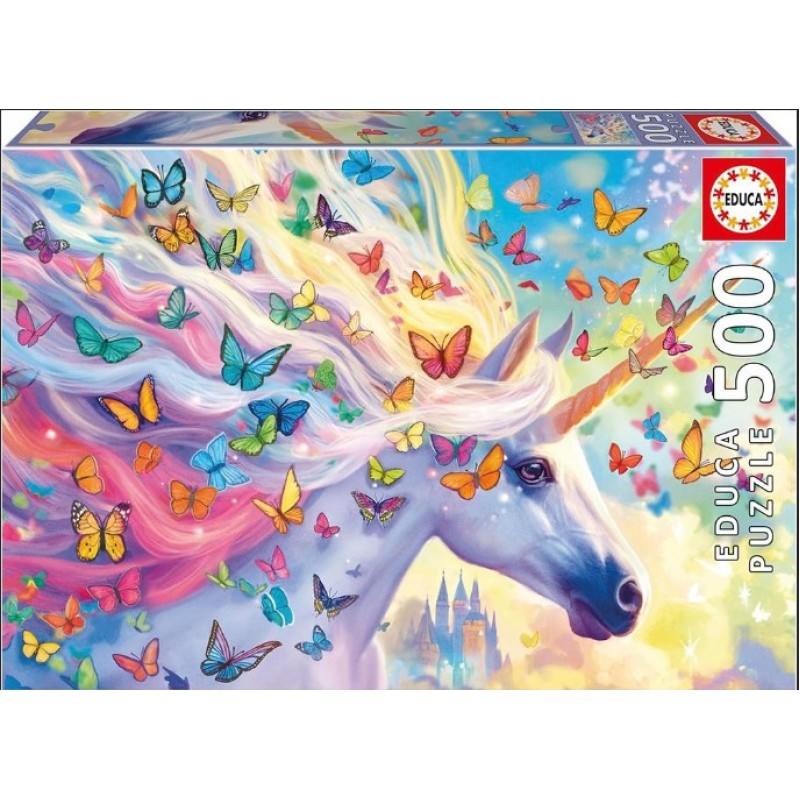 Παζλ Rainbow Unicorn 500Τμχ Educa 