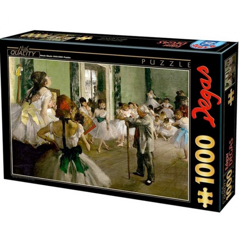 Puzzle 1000 Edgar Degas : The dancing class  (Edgar Degas) D-Toys