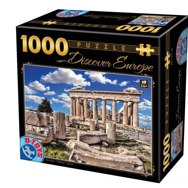Puzzle Discover Europe Parthenon 2D 1000 Κομμάτια Educa
