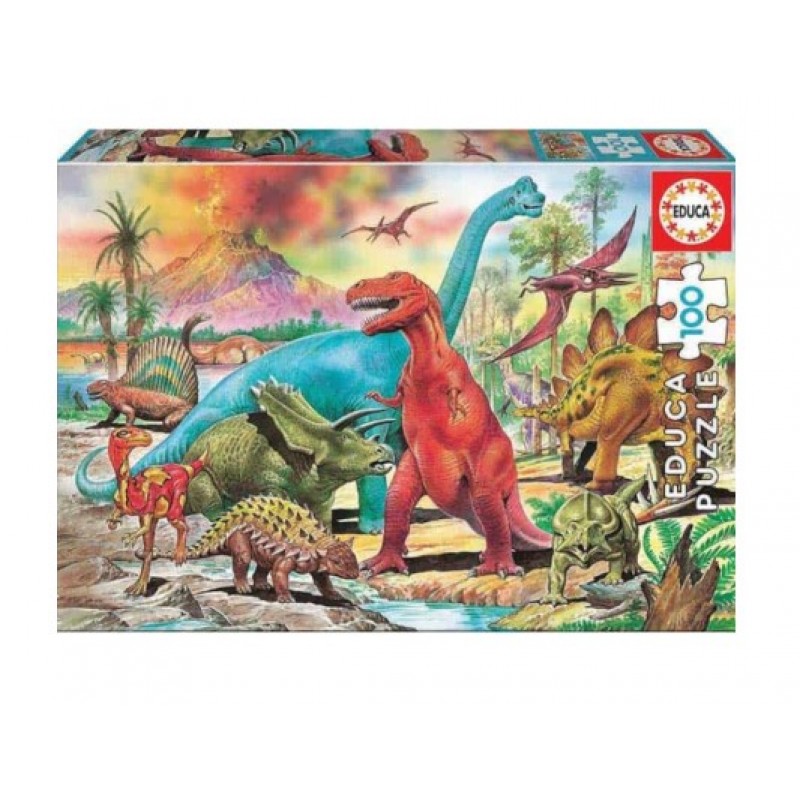 Παιδικό Puzzle Dinosaurs 100 Κομμάτια Educa