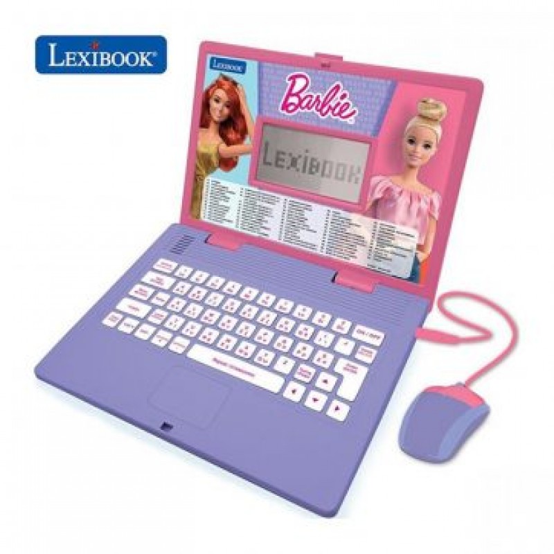 Lexibook Εκπαιδευτικό Δίγλωσσο Laptop Barbie Lexibook Real Fun
