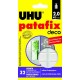 UHU Κόλλα Αυτοκόλλητο Patafix Deco 32 Glue Pads 58gr