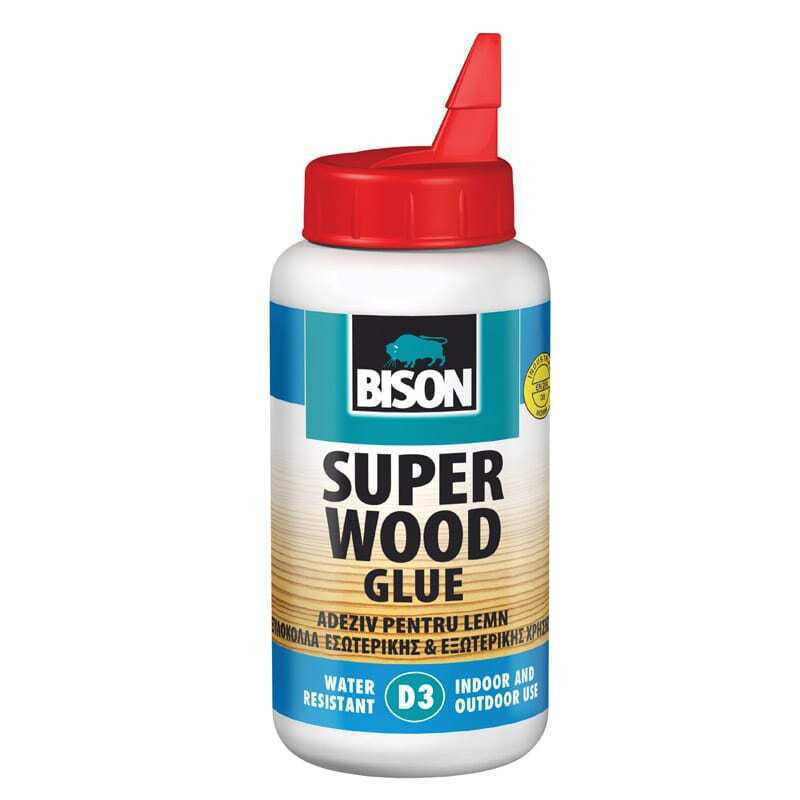 Κόλλα Ξύλου Bison Super Wood Glue D3 Λευκή 75Ml