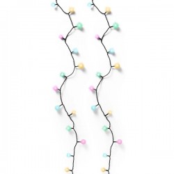 Σειρά 120 LED Ball Πολύχρωμα 12m Με Προγράμματα ΙΡ44 Μαύρο Καλώδιο XL3BALL120-MULTI/31V Epam 