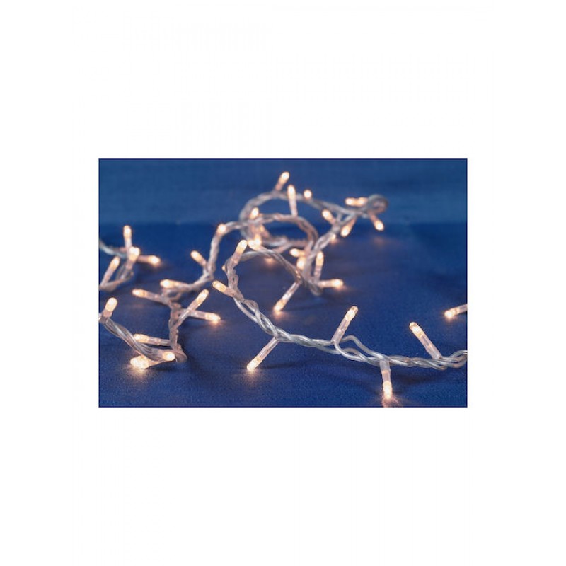 300L LED Φωτάκια Με Πρόγραμμα Διάφανο Καλώδιο Θερμό Λευκό Εξωτερικού Χώρου 31V Epam