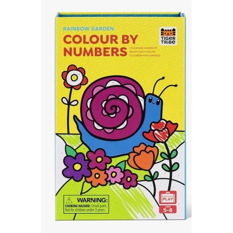 Σετ Δραστηριοτήτων – Colour By Numbers Rainbow Garden Yolo 