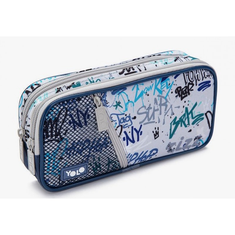 Κασετίνα Box Graffiti Grey Yolo