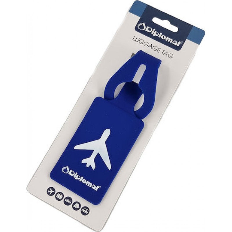 Ετικέτα Βαλίτσας Μπλε Diplomat