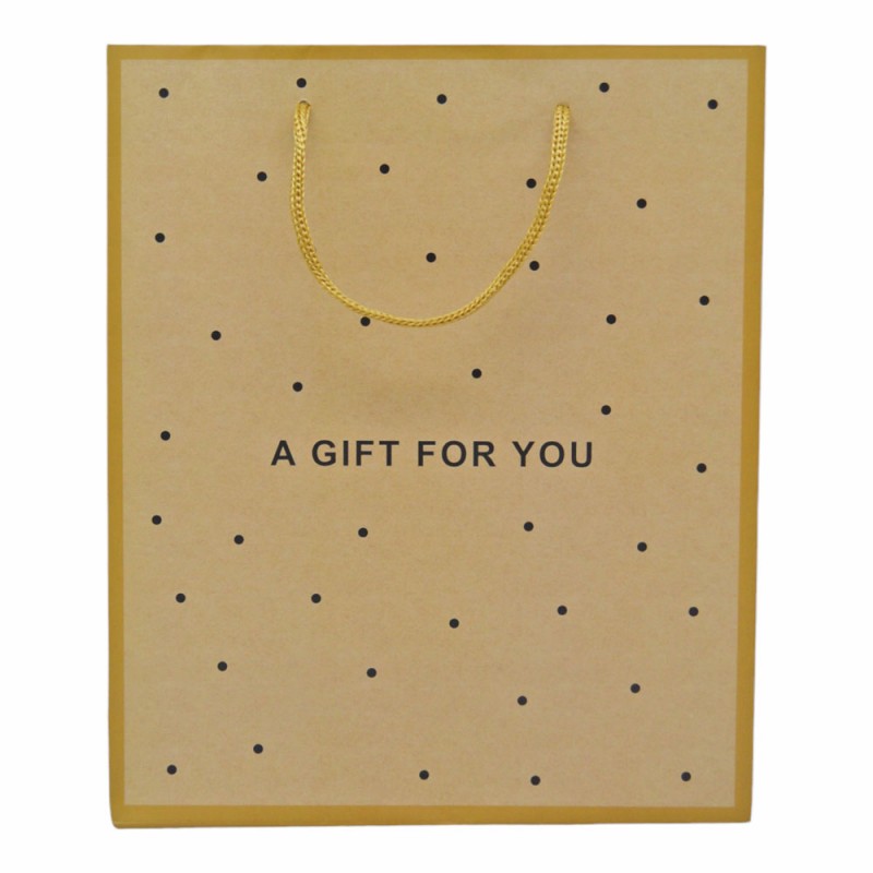 Τσάντα Συσκευασίας με Κορδόνι A Gift For You Σε Φυσικό Χρώμα 20X10X24Εκ . ankor