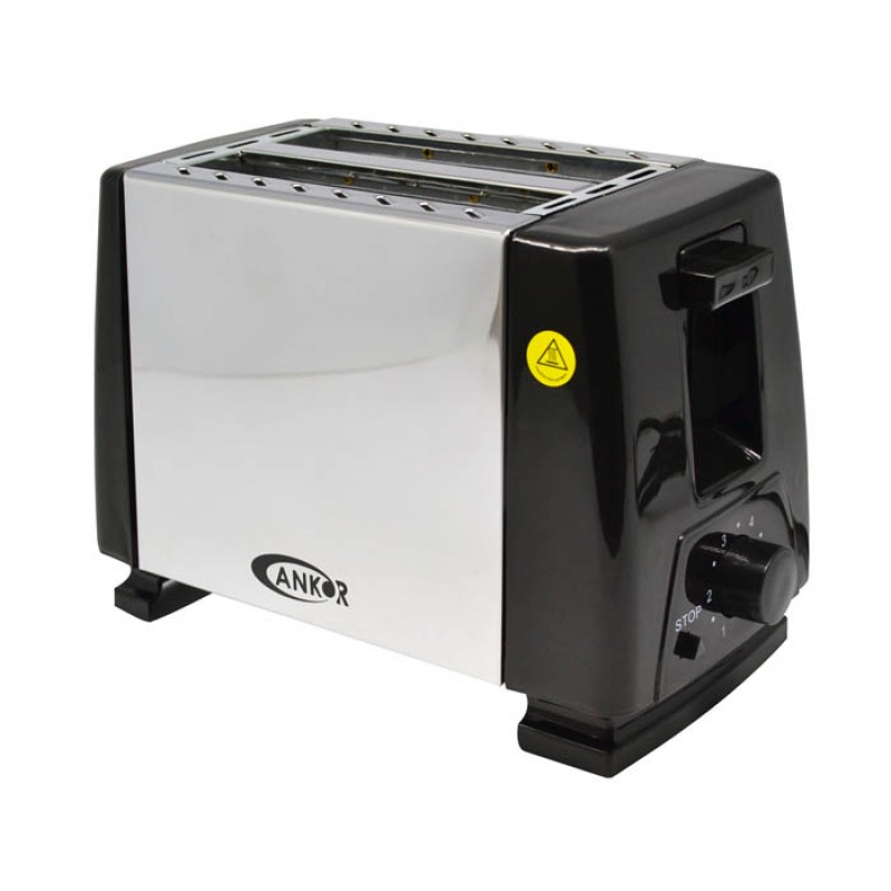 Φρυγανιέρα Inox/Μαύρη Ankor 650W