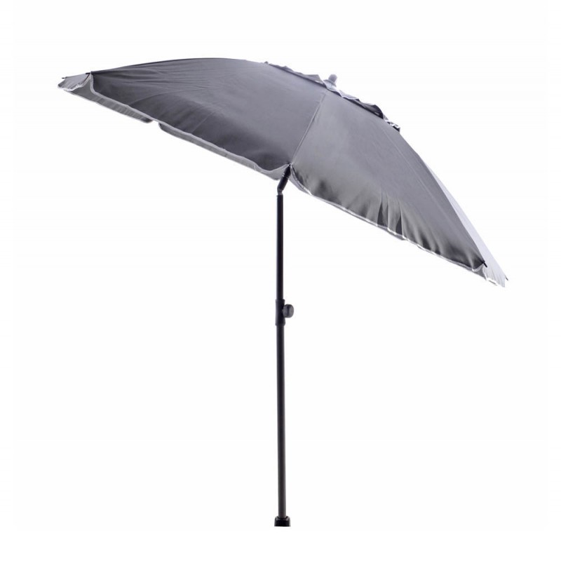 Ομπρέλα Θαλάσσης Με Αεραγωγό Γκρι 2M 180Gr/Gsm Ankor