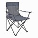 Καρέκλα Camping Πτυσσόμενη Γκρι 82X50X80Εκ . ankor