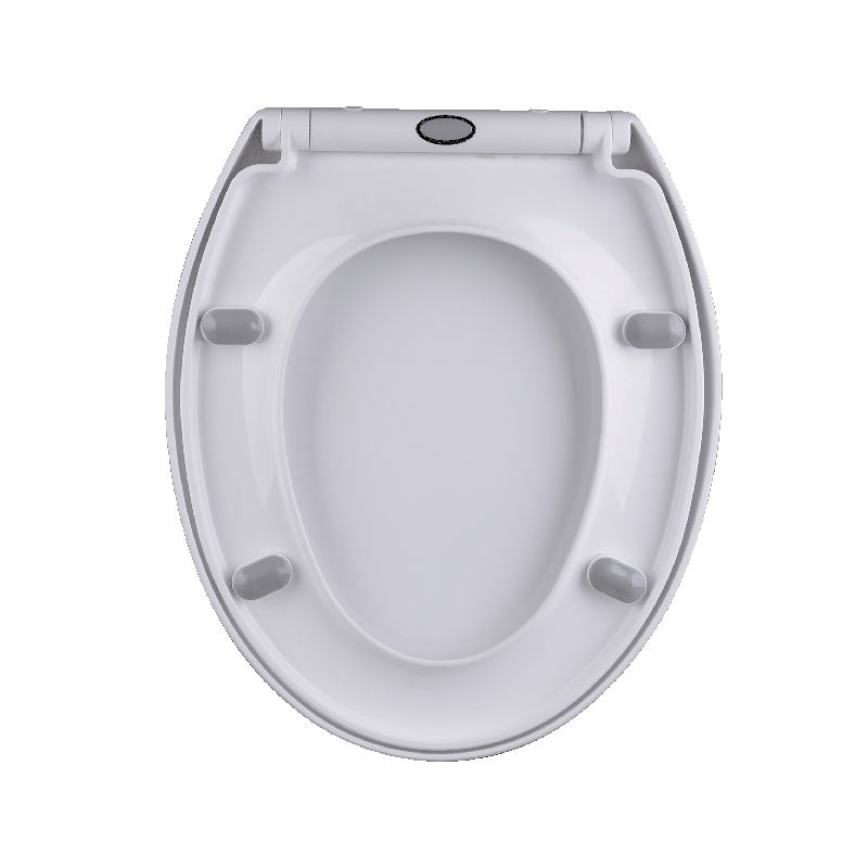 Καπάκι Τουαλέτας Ρρ Soft Close Άσπρο-Inox 36.8x43Εκ . ankor