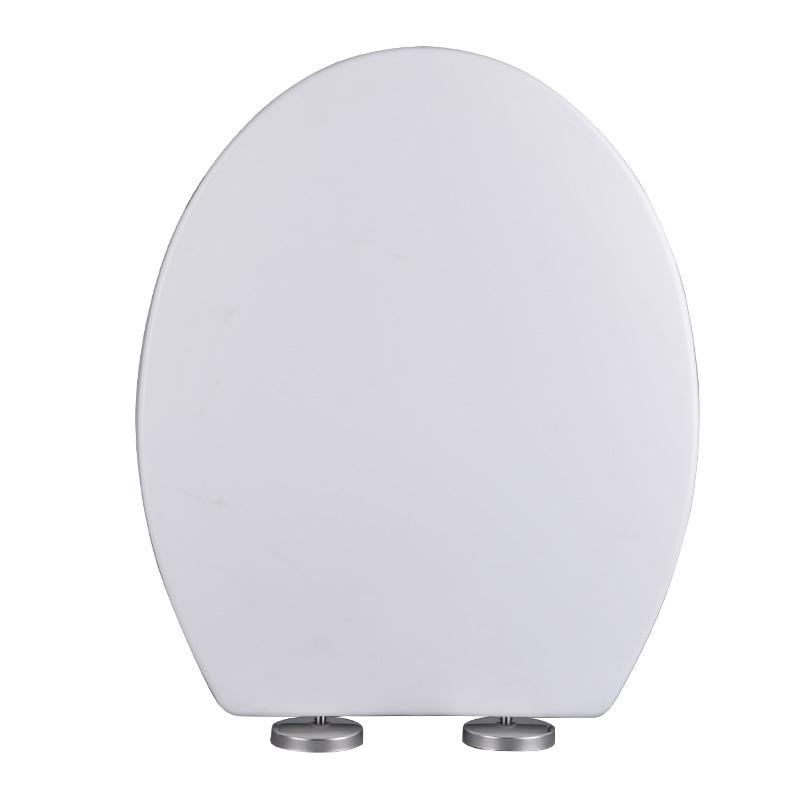 Καπάκι Τουαλέτας Ρρ Soft Close Άσπρο-Inox 36.8x43Εκ . ankor