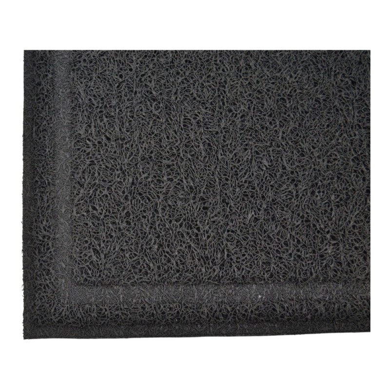 Πατάκι Με Αντιολισθητική Βάση Pvc 40X60Εκ . Μαύρο Ankor