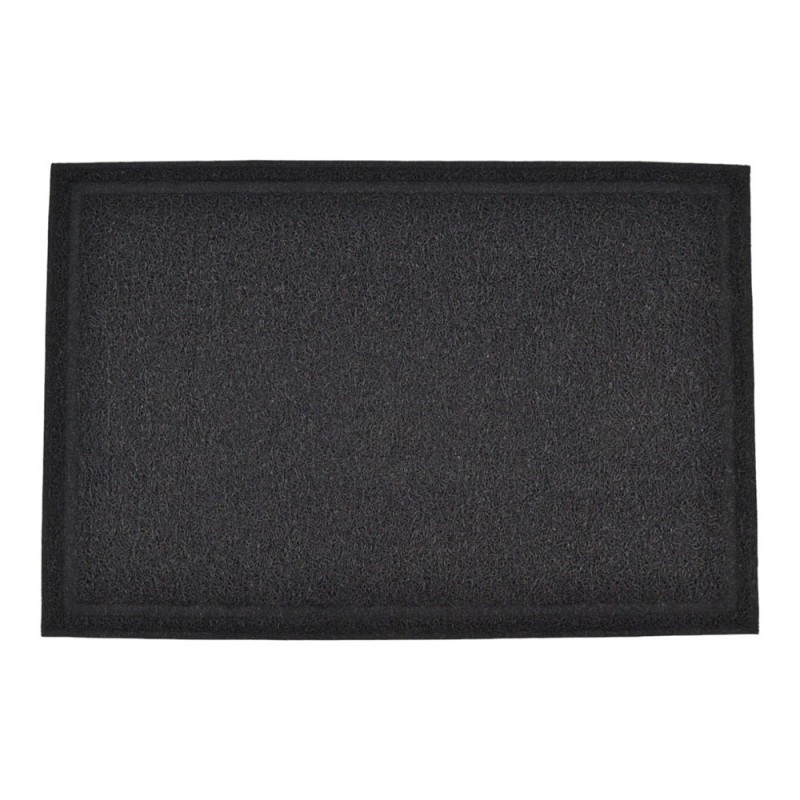 Πατάκι Με Αντιολισθητική Βάση Pvc 40X60Εκ . Μαύρο Ankor
