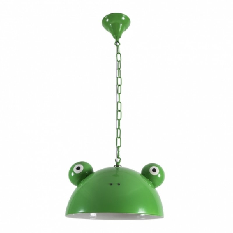 Παιδικό Φωτιστικό Οροφής Μεταλλικό Πράσινο "Βάτραχος" Cl 4337 Gn Arlight 