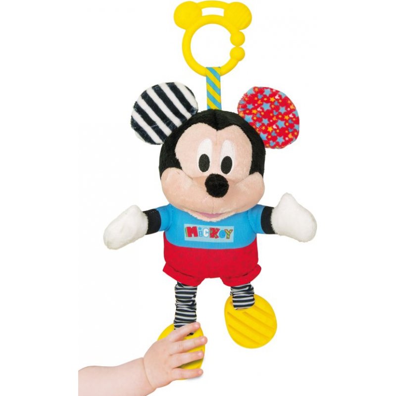Κουδουνίστρα-Χνουδωτό Mickey Disney Baby