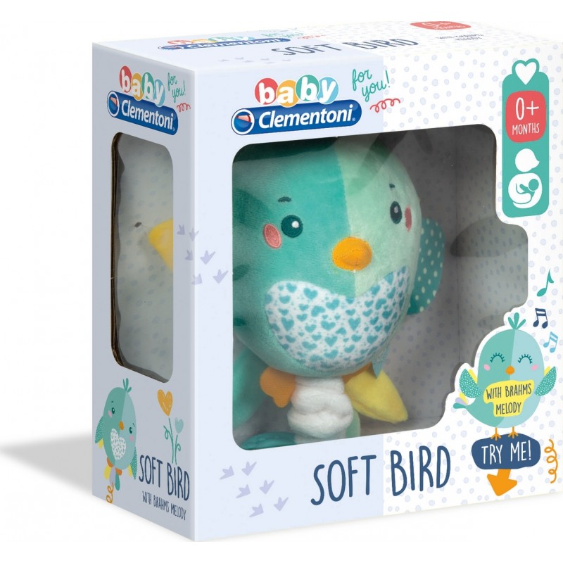 Μουσικό Κρεμαστό Χνουδωτό πουλάκι