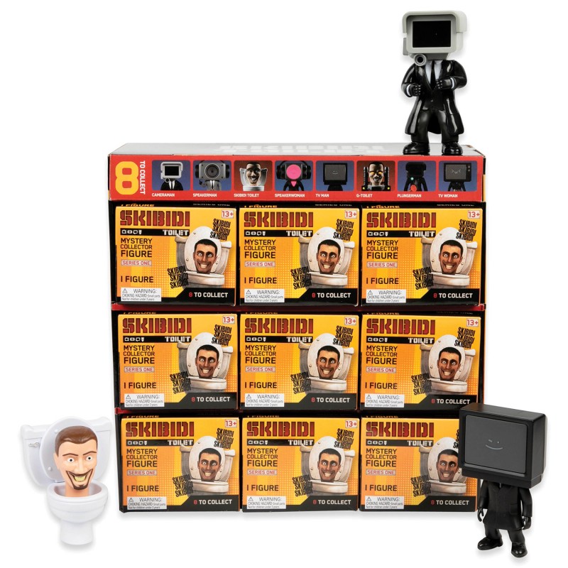 Skibidi Toilet Συλλεκτική Φιγούρα Μονή 11cm Για 6+ Χρονών As Company