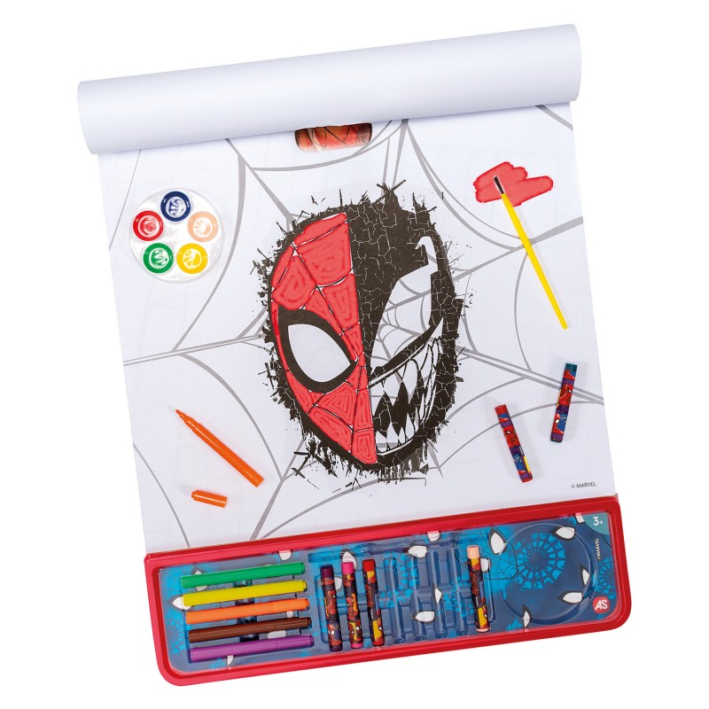 Σετ Ζωγραφικής Marvel Spiderman 5 Σε 1 Για 3+ Χρονών Giga Block As Company