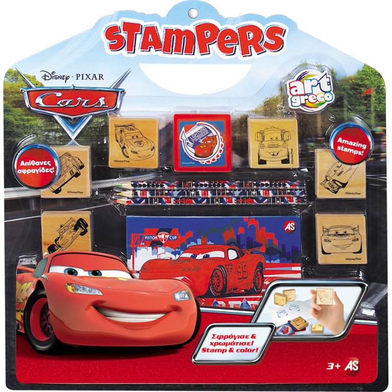 Σετ Σφραγίδες Stampers Cars