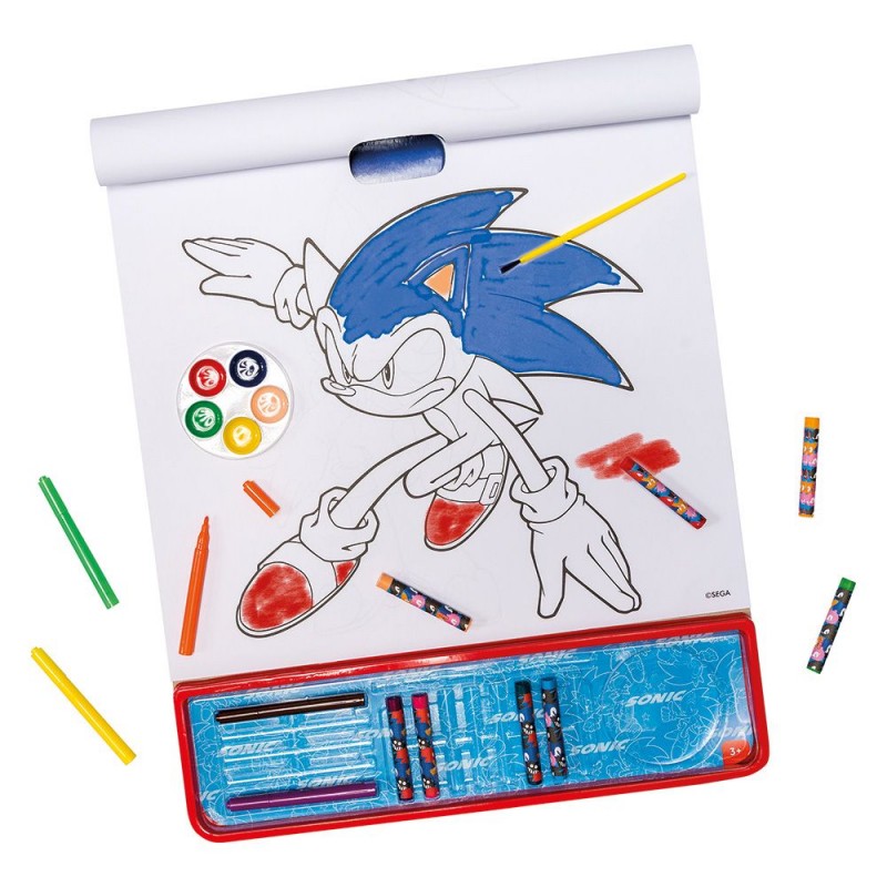 Giga Block Σετ Ζωγραφικής Sonic The Hedgehog 5 Σε 1 Για 3+ Χρονών As Company