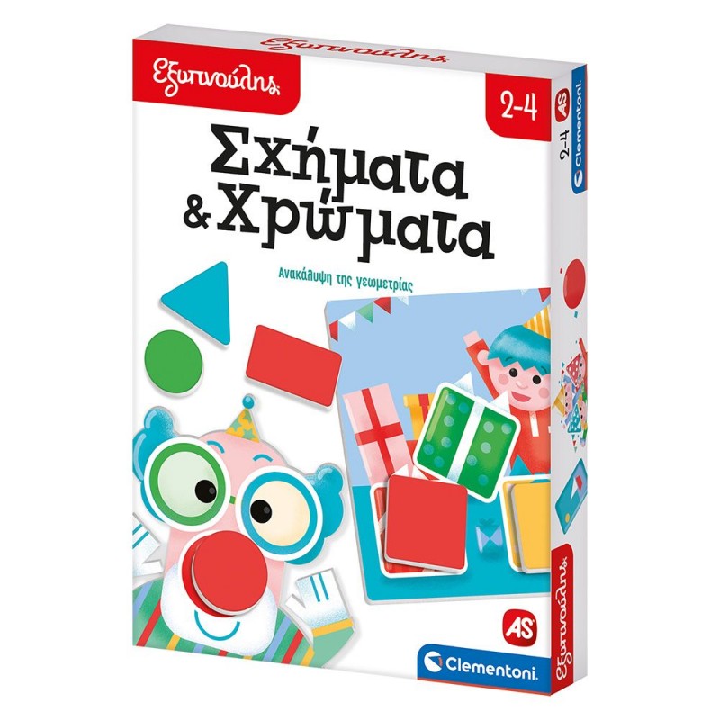 Εξυπνούλης Εκπαιδευτικό Παιχνίδι Σχήματα Και Χρώματα Για 2-4 Χρονών As Company