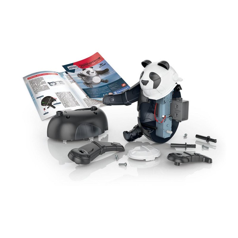 Εργαστήριο Ρομποτικής Robo Panda STEM Εκπαιδευτικό Παιχνίδι Ρομποτικής Μαθαίνω & Δημιουργώ για 8+ Ετών Clementoni  