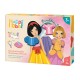 HappiHobbi Πριγκίπισσες Dress Up 34 Εκπαιδευτικοί Χάρτινοι Μαγνήτες Για 3+ Χρονών AS Company