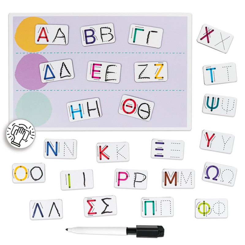 HappiHobbi Μαθαίνω Να Γράφω 72 Εκπαιδευτικοί Χάρτινοι Μαγνήτες Για 5+ Χρονών As Company