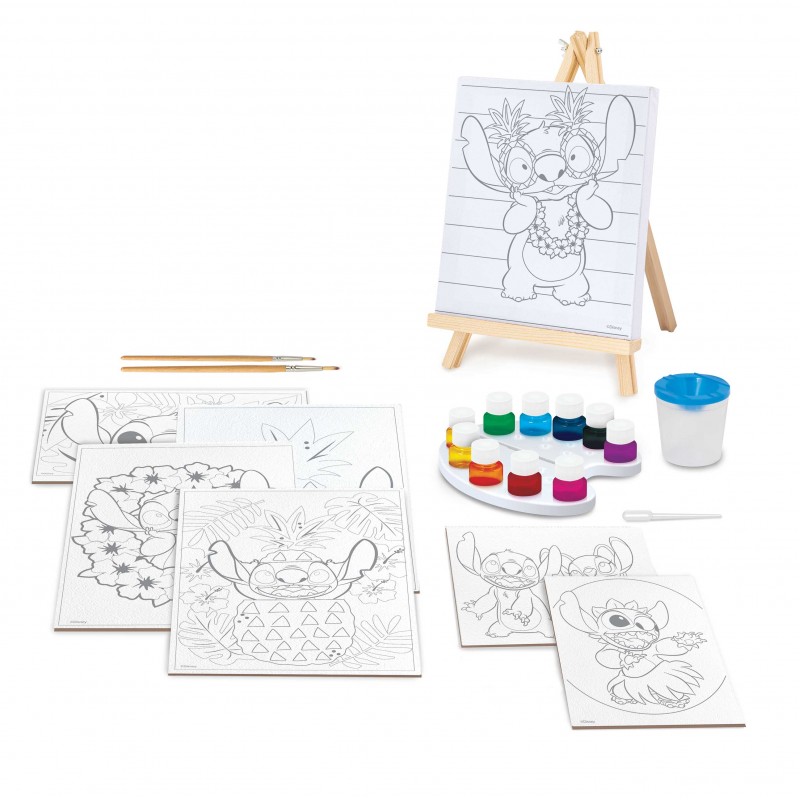 HappiHobbi Εργαστήριο Ζωγραφικής Disney Stitch Χρώματα Ακουαρέλας Για 7+ Χρονών As Company