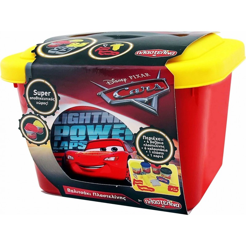 Βαλιτσάκι με Πλαστελίνη και Καλουπάκια Cars