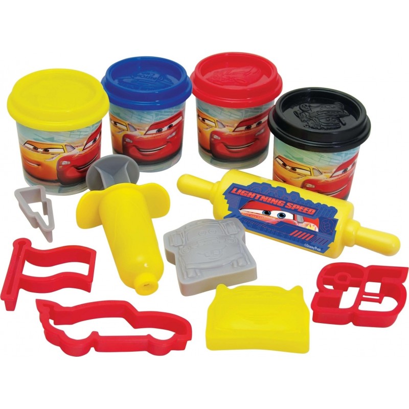 Βαλιτσάκι με Πλαστελίνη και Καλουπάκια Cars