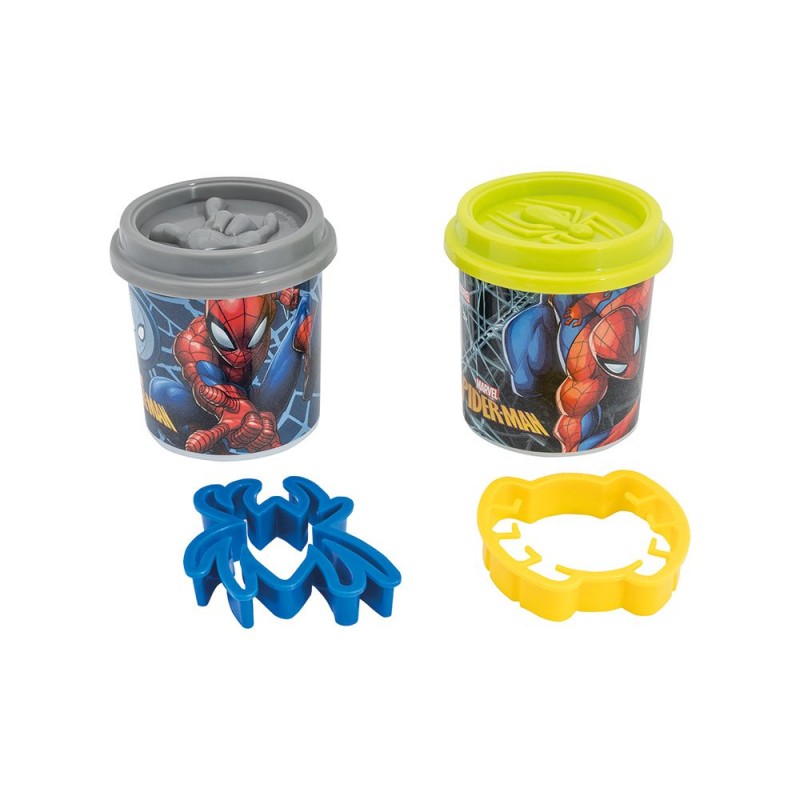 AS Πλαστελίνη Disney Frozen & Marvel Spiderman Σετ 2 Βαζάκια Με 2 Cutters 228gr Για 3+ Χρονών As Company