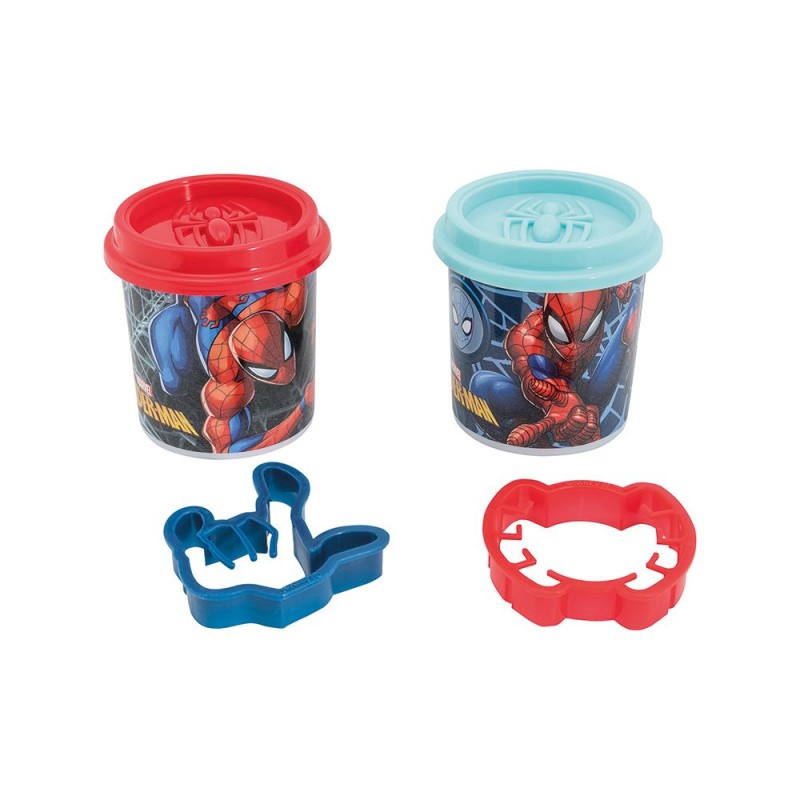AS Πλαστελίνη Disney Frozen & Marvel Spiderman Σετ 2 Βαζάκια Με 2 Cutters 228gr Για 3+ Χρονών As Company