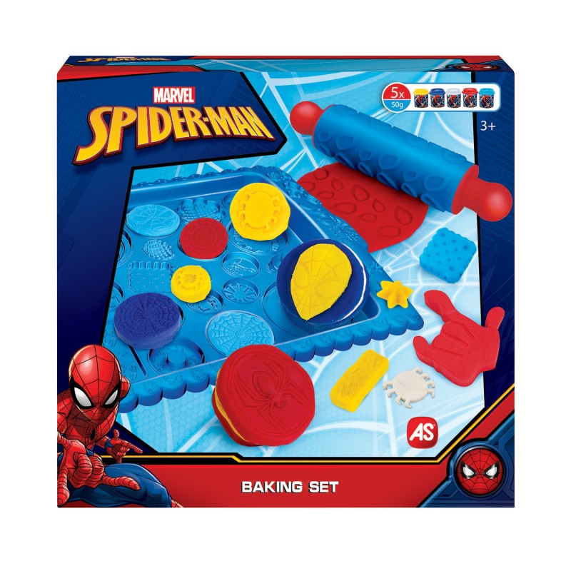 AS Πλαστελίνη Marvel Spiderman Baking Set Για 3+ Χρονών As Company