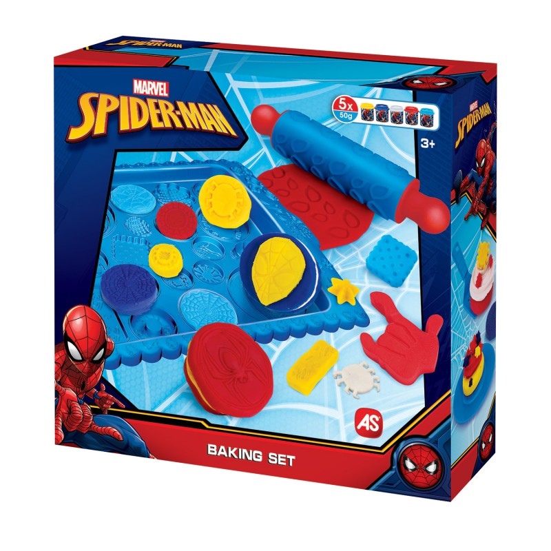 AS Πλαστελίνη Marvel Spiderman Baking Set Για 3+ Χρονών As Company