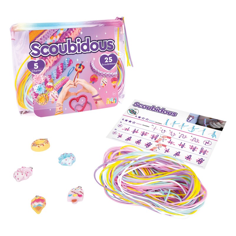 HappiHobbi Scoubidous Τσαντάκι Με 25 Scoubidous & Αξεσουάρ Για 6+ As Company