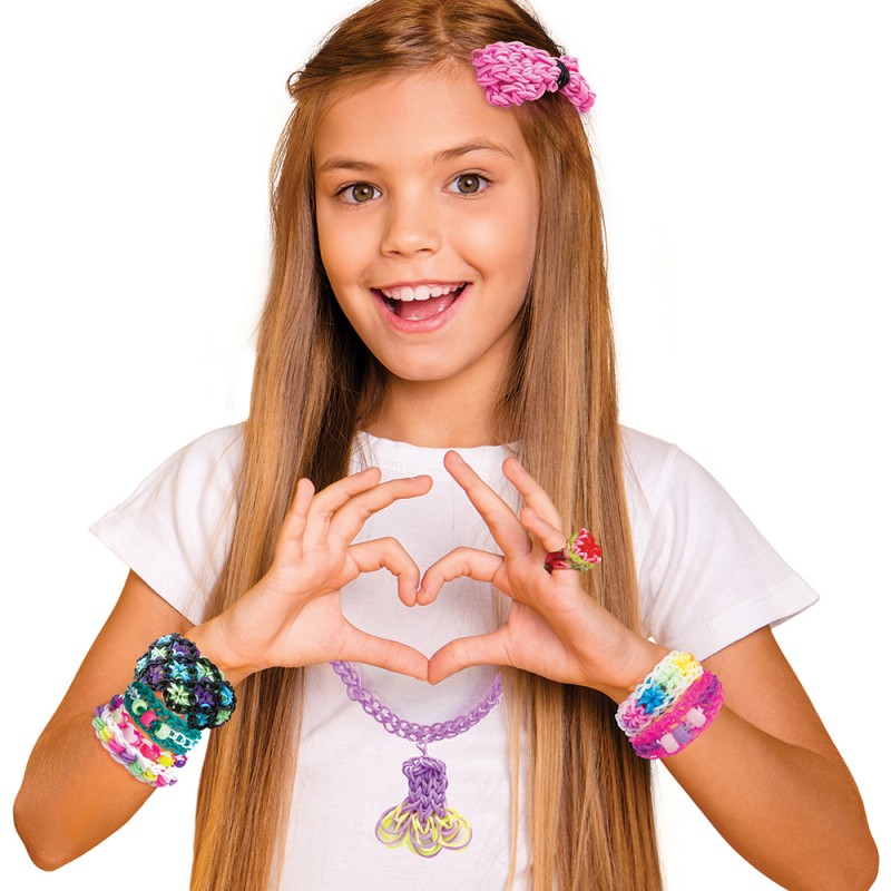 AS Plexi Flexi Love Μεγάλη Θήκη Με 4500 Λαστιχάκια & 100 Αξεσουάρ Για Ηλικίες 5+ Χρονών As Company