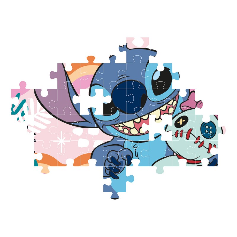 Clementoni Παιδικό Παζλ Super Color Disney Stitch 60 Τμχ As Company