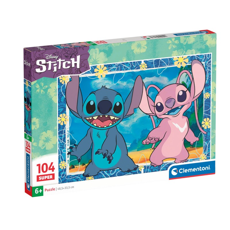 Παιδικό Παζλ Super Color Disney Stitch 104 Τμχ Clementoni As Company
