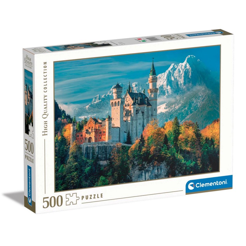 Παζλ Clementoni High Quality Collection Κάστρο Neuschwanstein 500Τμχ