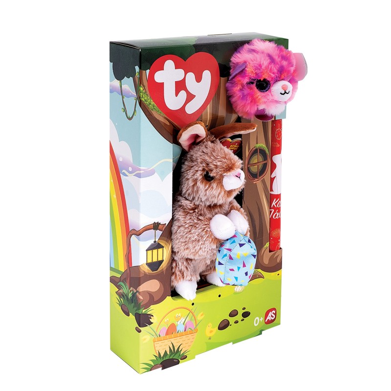 Λαμπάδα TY Beanie Boos 15εκ & Χνουδωτό Beanie Balls As Company