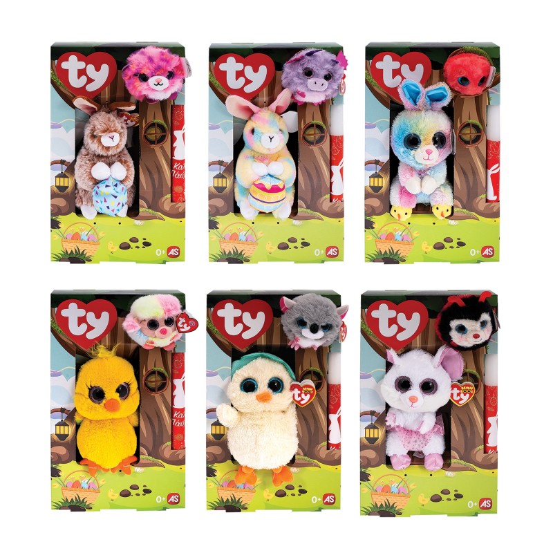 Λαμπάδα TY Beanie Boos 15εκ & Χνουδωτό Beanie Balls As Company