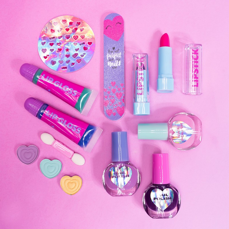 Λαμπάδα Happi Hobbi Θήκη Ομορφιάς Sparkle Love Με 30 αξεσουάρ Για 6+ As Company