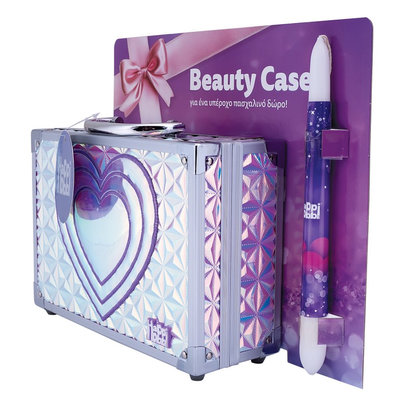 Λαμπάδα Happi Hobbi Θήκη Ομορφιάς Sparkle Love Με 30 αξεσουάρ Για 6+ As Company