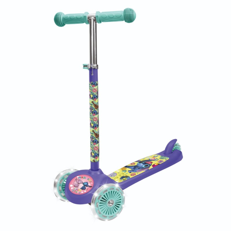 AS Scooter Plus Stitch Αναδιπλούμενο με Φωτιζόμενες Ρόδες 