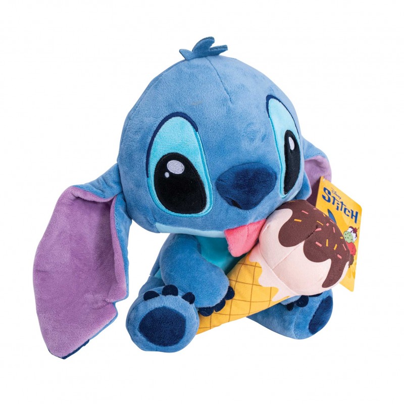Disney Λούτρινο Stitch με Παγωτό 25Εκ AS Company