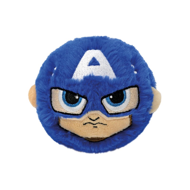 TY Beanie Bouncers Marvel Captain America Χνουδωτό Μπαλάκι που Αναπηδάει Μπλε As Company